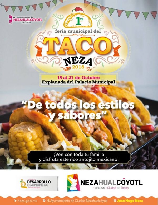 LA FERIA DEL TACO LLEGA AL PALACIO MUNICIPAL DE NEZA Revista Aventurero