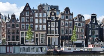 ¿Conoces las casas flotantes de Ámsterdam?